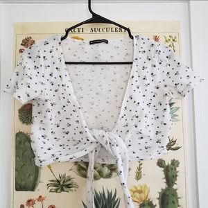 Brandy Melville wrap top